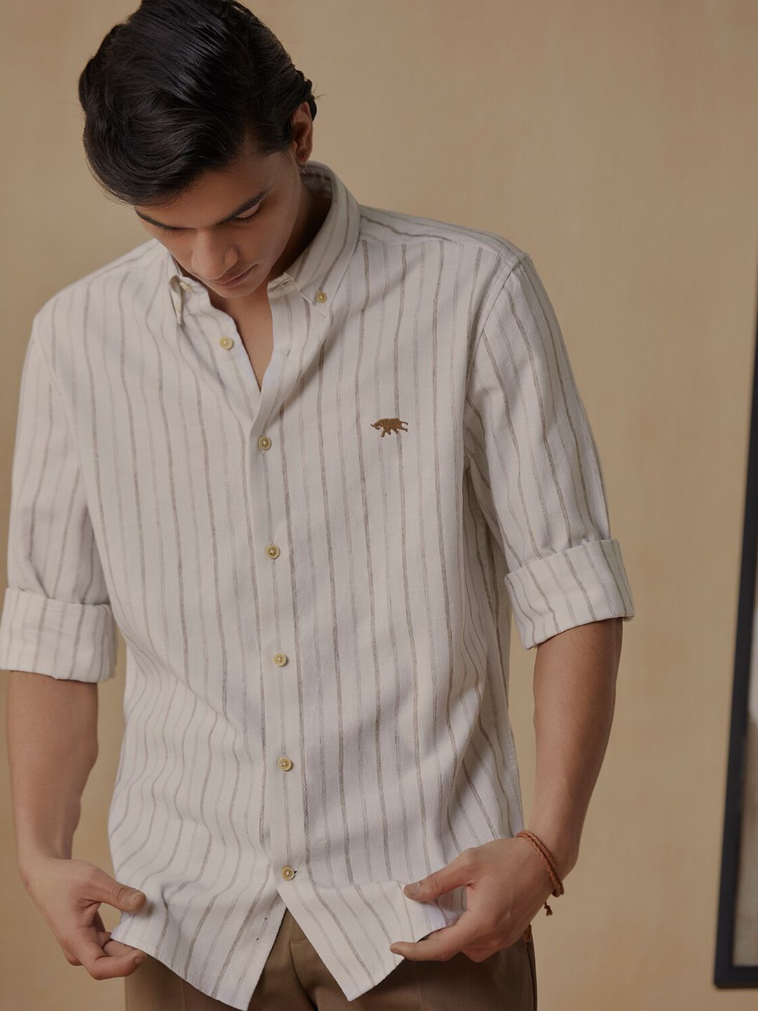 Premium Dobby Full Sleeve Button Down Shirt